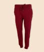 Maroon Organic Cotton Sweatpants for Women