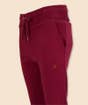 Maroon Organic Cotton Sweatpants for Women