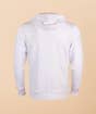 White Organic Cotton Unisex Zip Hoodie