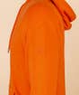 Orange Organic Cotton Unisex Zip Hoodie