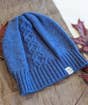 Woolen Knit Beanie, Marine Blue 