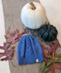Woolen Knit Beanie, Marine Blue 