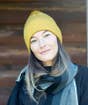 Woolen Pom Beanie, Mustard  