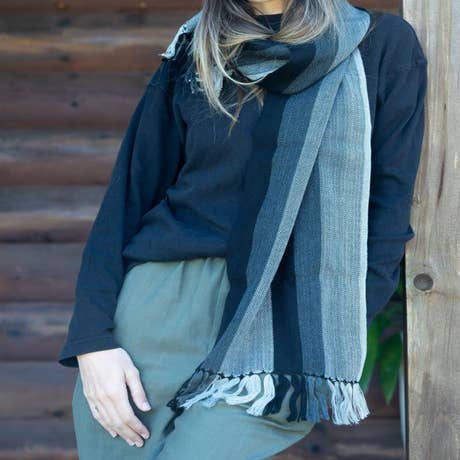 Woolen Scarf, Striped