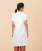 White Aum Organic Cotton Kurta for Women