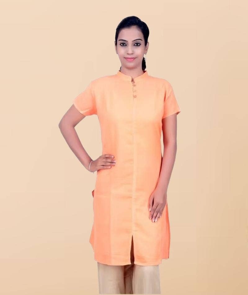 Coral Aum Organic Cotton Kurta for Women