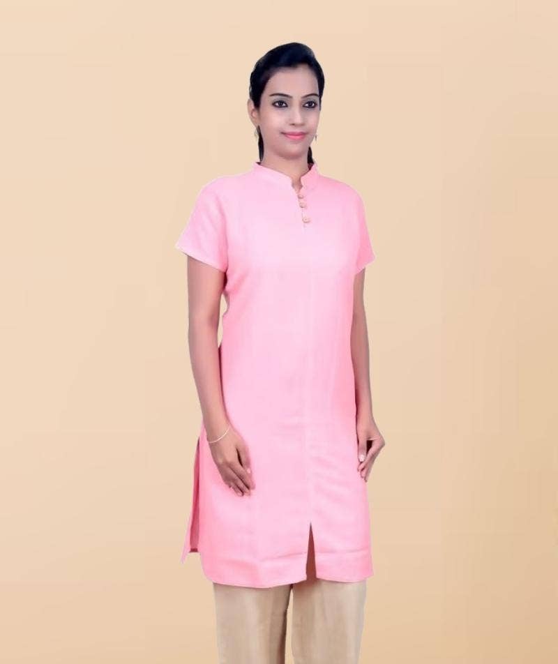 Pink Aum Organic Cotton Kurta for Women