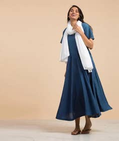 White Cotton Shawl
