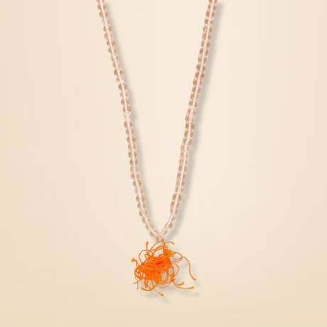 Spatik Mala, Quartz Beads