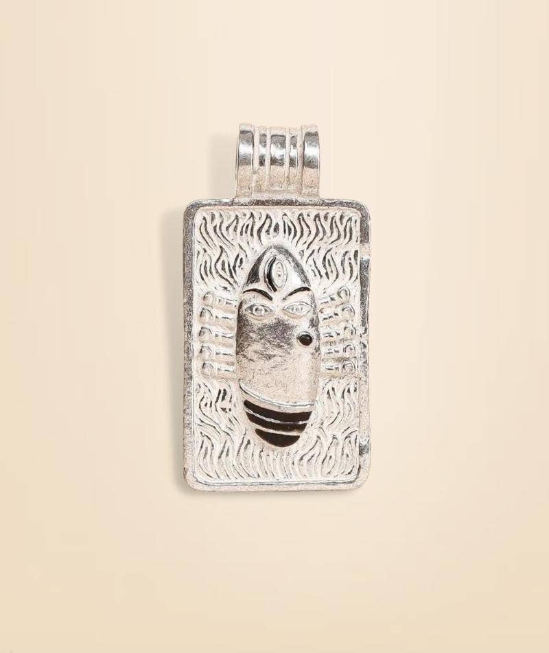 Linga Bhairavi Silver Pendant (Consecrated)