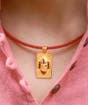 Linga Bhairavi 22kt Gold Pendant (Consecrated), Sandal