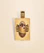 Linga Bhairavi 22kt Gold Pendant (Consecrated), Sandal
