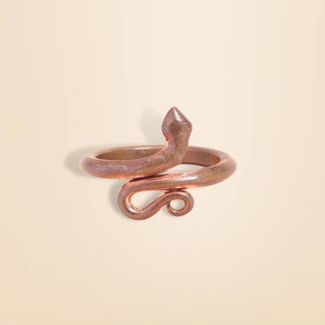 Copper Snake Ring (Consecrated)