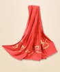 Linga Bhairavi Cotton Shawl, Gold Writing, Tamil (Consecrated)