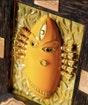 Brass Devi Panel in Turmeric (Consecrated)