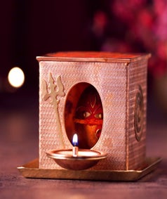 Consecrated Linga Bhairavi Gudi. Miniature Linga Bhairavi Devi form for your home.