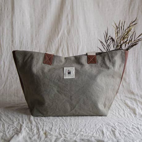Washed Cotton Canvas Bag