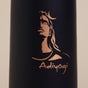 Adiyogi Black Copper Water Bottle, 30 oz