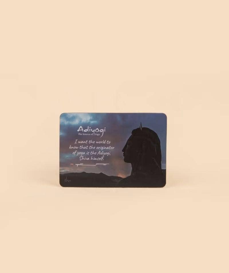 Adiyogi Quote Fridge Magnet
