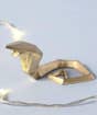 Cobra Origami Brass Paper Weight