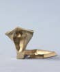 Cobra Origami Brass Paper Weight