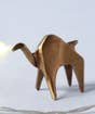 Camel Origami Brass Paper Weight