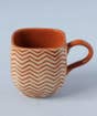 Chevron Textured Ceramic Mug