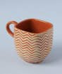 Chevron Textured Ceramic Mug