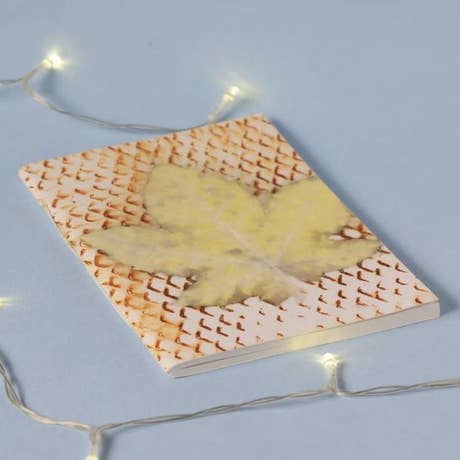 Maple Leaf Ecoprint Notebook