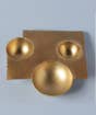 Polka Dot Brass Bowls 