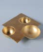 Polka Dot Brass Bowls 