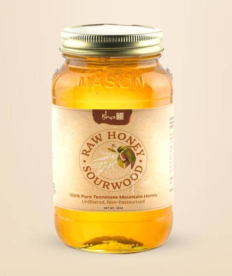 Raw Sourwood Honey, 32 oz