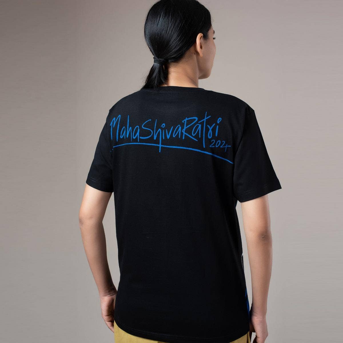Hey Adiyogi Unisex T Shirt (Glow in the dark)