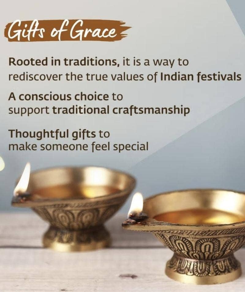 Deepam with Base, Large