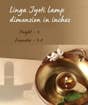 Linga Jyoti Offering Lamp (Consecrated)