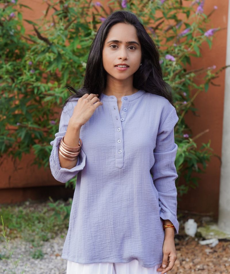 Twilight Relaxed Henley for Women
