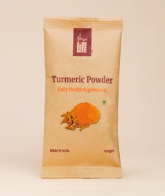 Organic Turmeric (Haldi) Powder. 100% Natural.  Adds vibrance and glow (100 gm)