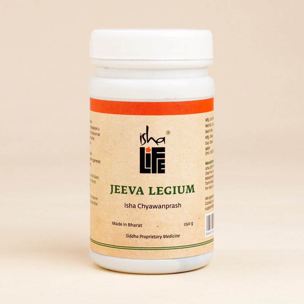  Isha’s Jeeva Legium Chyawanprash (250 gm). Traditional Siddha recipe for immunity and overall health. For all age groups, including children. 