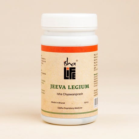  Isha’s Jeeva Legium Chyawanprash (250 gm). Traditional Siddha recipe for immunity and overall health. For all age groups, including children. 
