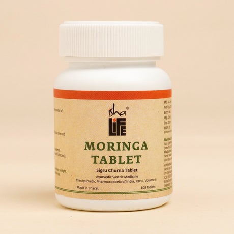 Moringa Tablet (Drumstick Leaves), 100 pcs