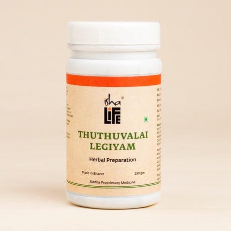 Thuthuvalai Legium (250 gm). For cough and cold. 