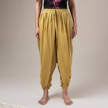 Unisex Dhoti Pant - Khaki