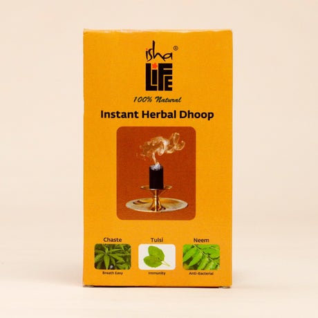 Instant Herbal Dhoop (20 pcs). With Chaste, Tulsi and Neem.