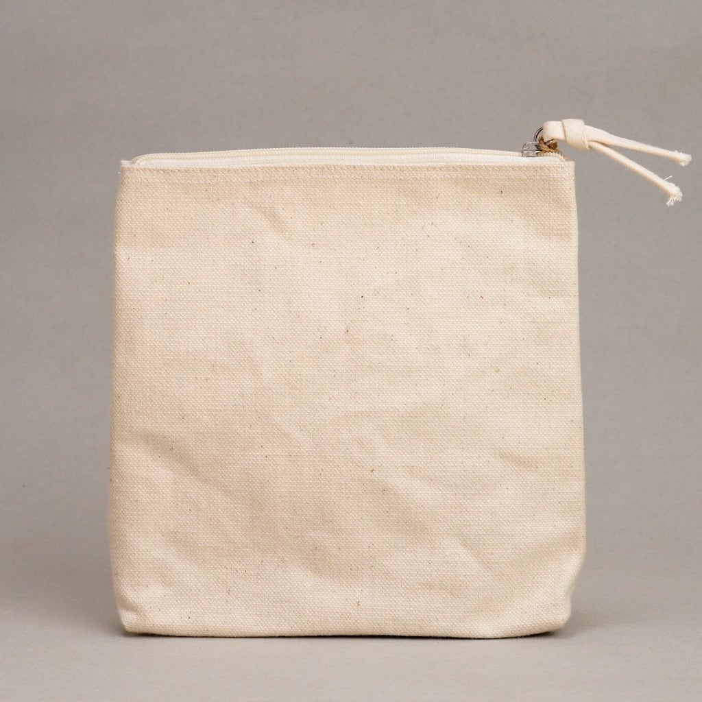 Pure Cotton Canvas Travel Pouch