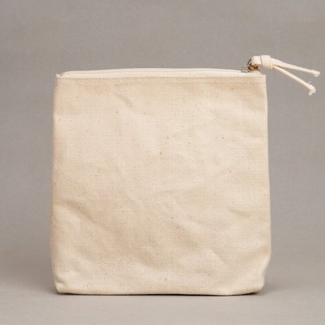 Pure Cotton Canvas Travel Pouch