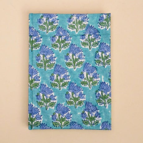 Floral Elegance Cloth-Covered Notebook