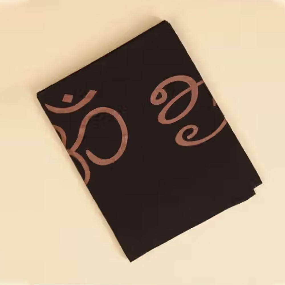Adiyogi Angavastram (Tamil). Black cotton Adiyogi shawl.