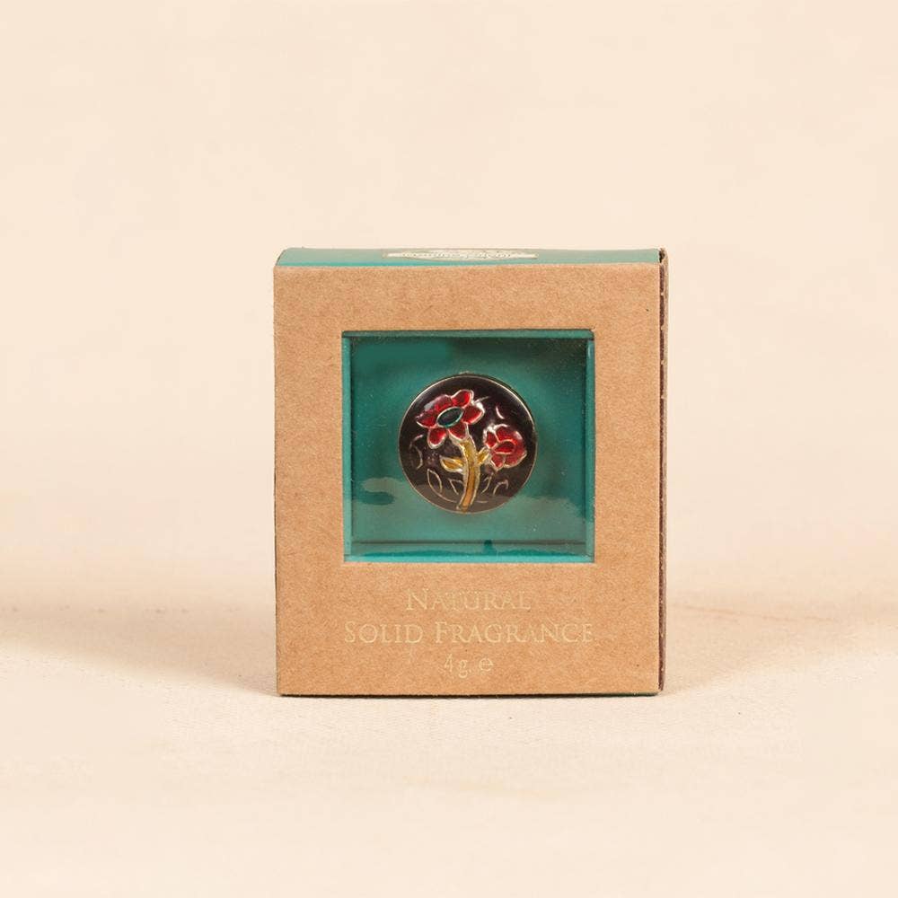 Scented Beeswax Natural Oil Solid Perfume Jasmine (4gm).  Alcohol-free, mild body fragrance. Long lasting aroma. 100% natural. 