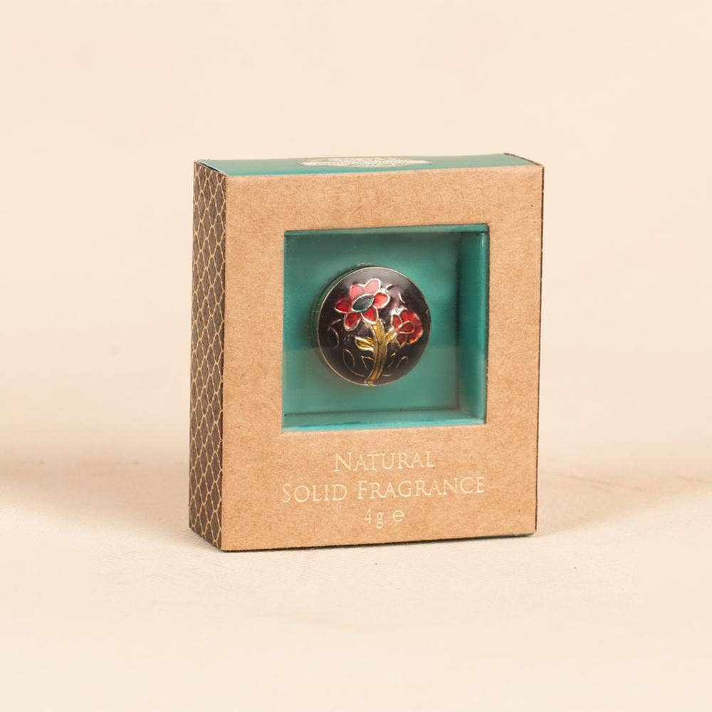 Scented Beeswax Natural Oil Solid Perfume Jasmine (4gm).  Alcohol-free, mild body fragrance. Long lasting aroma. 100% natural. 