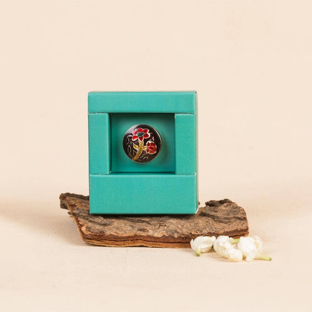 Scented Beeswax Natural Oil Solid Perfume Jasmine (4gm).  Alcohol-free, mild body fragrance. Long lasting aroma. 100% natural. 